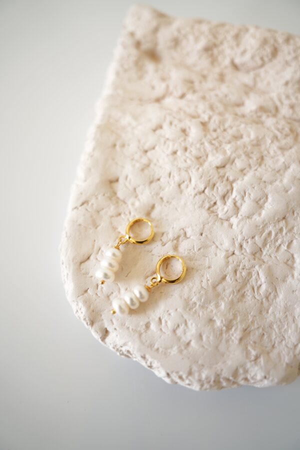 Diana Model Gerçek İnci Küpe