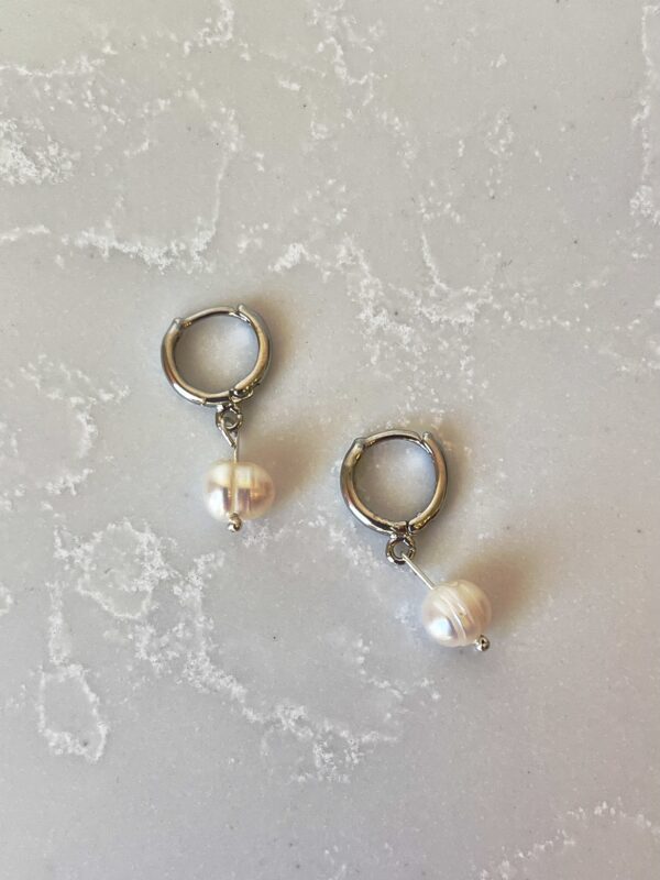 Aneikas 925 Ayar Gümüş İnci Küpe