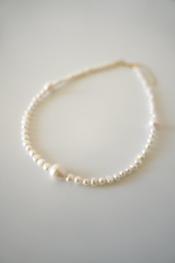 Damla İnci Detaylı Vip Gerçek İnci Kolye