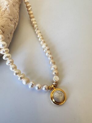 Modra Gerçek İnci Kolye (5-6 mm)