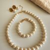 Freya İnci Kolye Bileklik ve Küpe Set