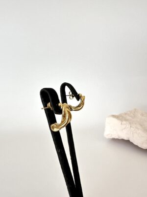 Altın Renk Çelik Küpe