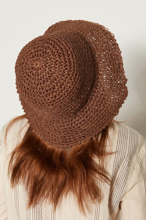 Kahverengi Hasır Şapka