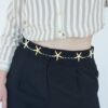 Deniz Yıldızı Model Gold Bel Zinciri