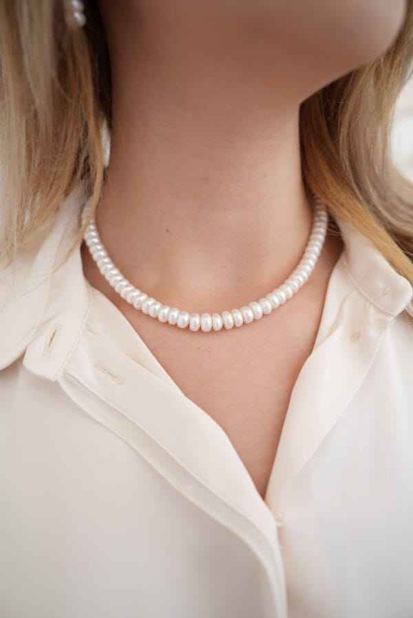 Diana Model Gerçek İnci Kolye