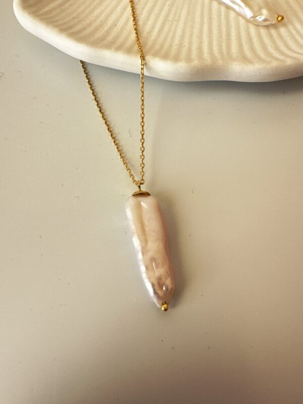 Gerçek İnci Kolye ve Küpe Seti