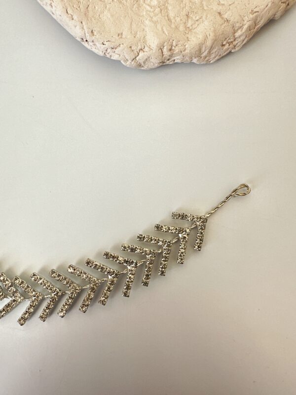 Zirkon Taş Detaylı Gelin Saç Aksesuarı