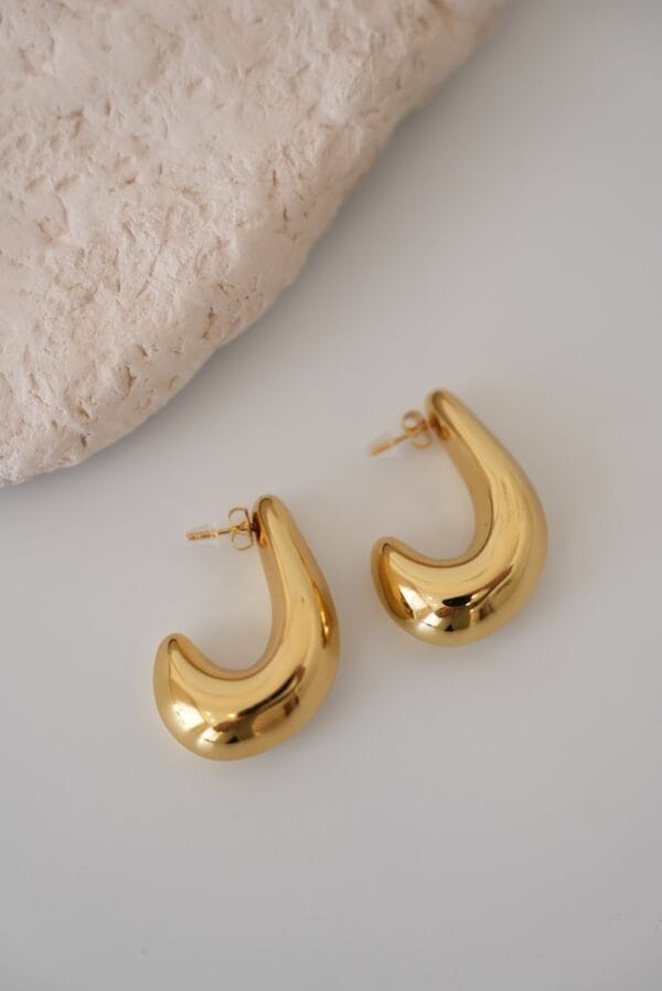 Vintage Büyük Çelik Küpe