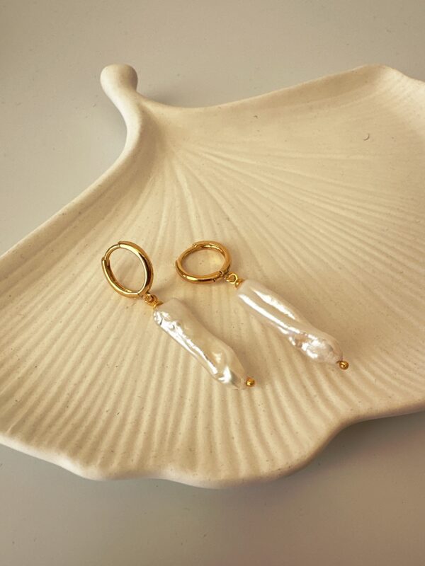 Gerçek İnci Kolye ve Küpe Seti