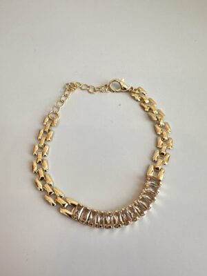 Vip Zirkon Taşlı Hasır Bileklik