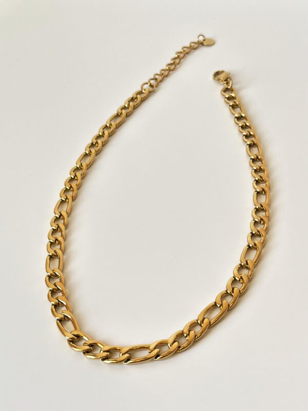 Zincir Model Çelik Kolye