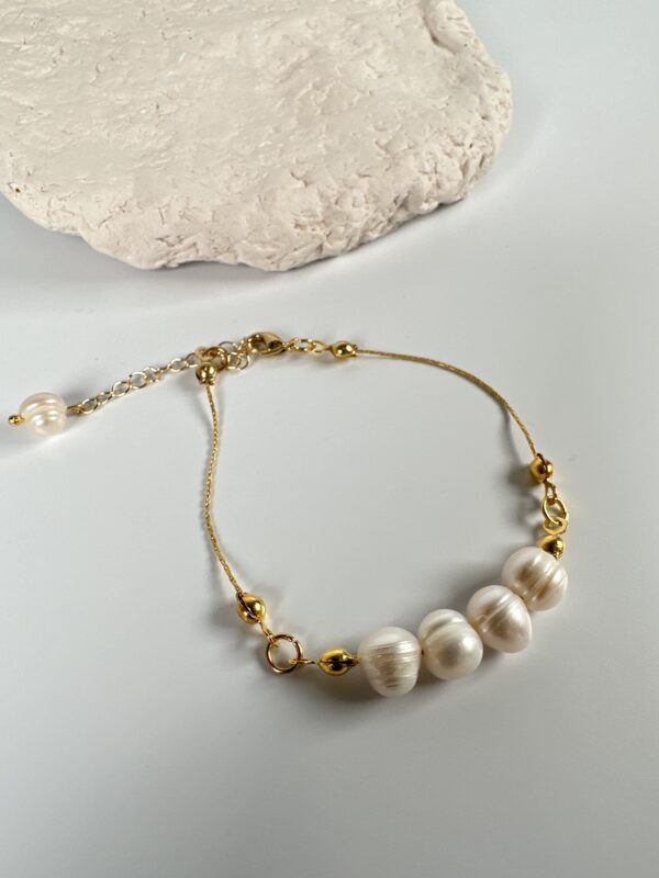 Gerçek İnci Detaylı Bileklik