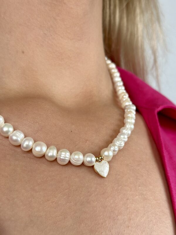 Sedef Kalpli İnci Kolye