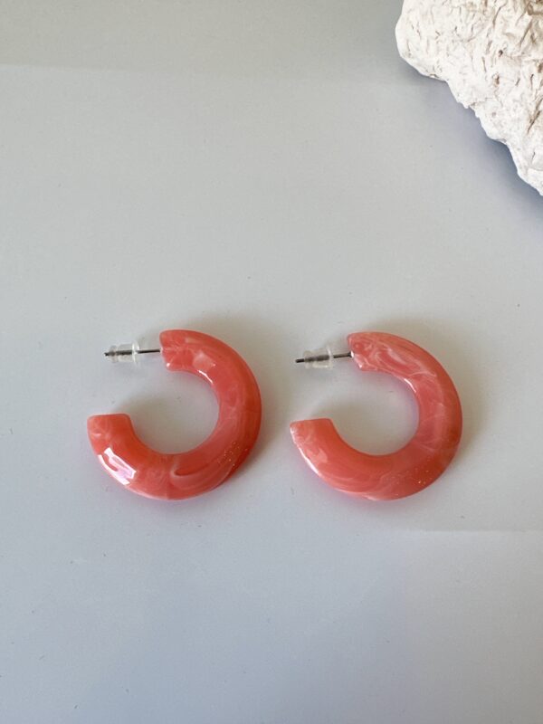 Pembe Bijuteri Küpe