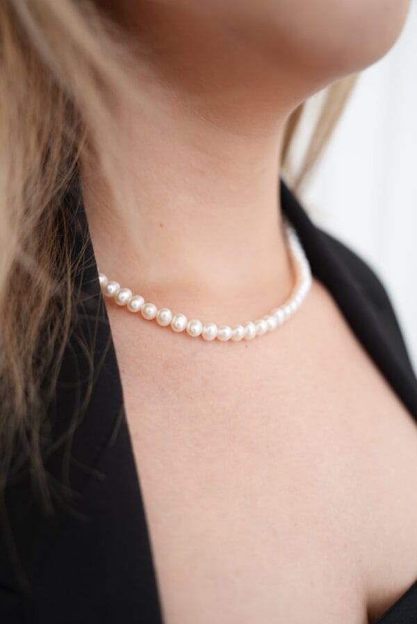 Angelina Gerçek İnci Kolye