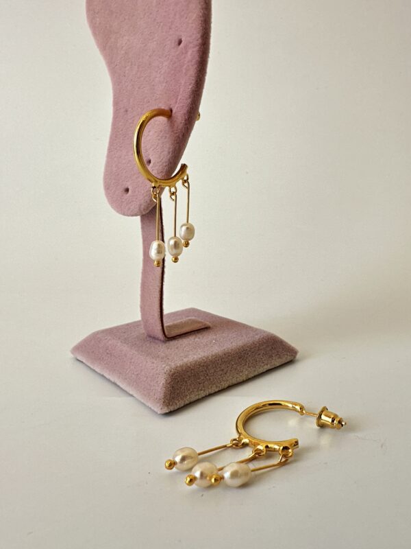 Tasarım Gerçek inci küpe