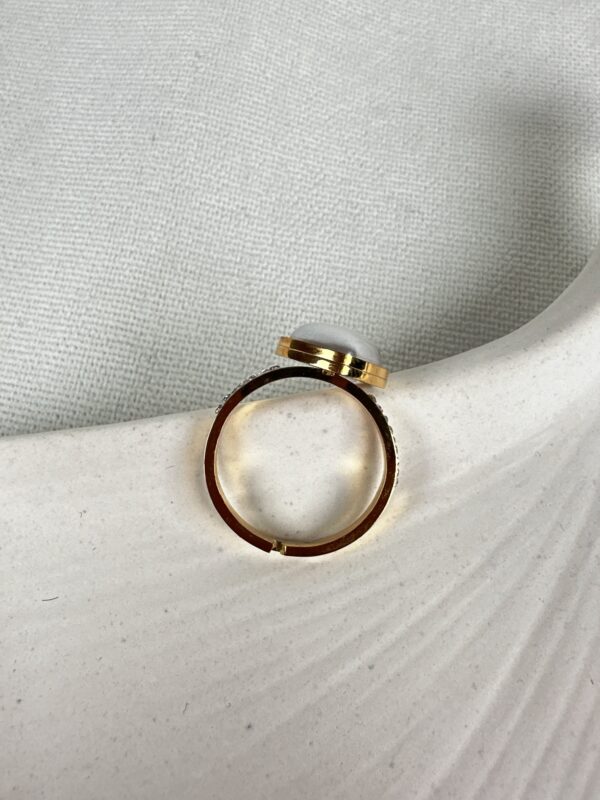 Kalp Detaylı Vip Yüzük