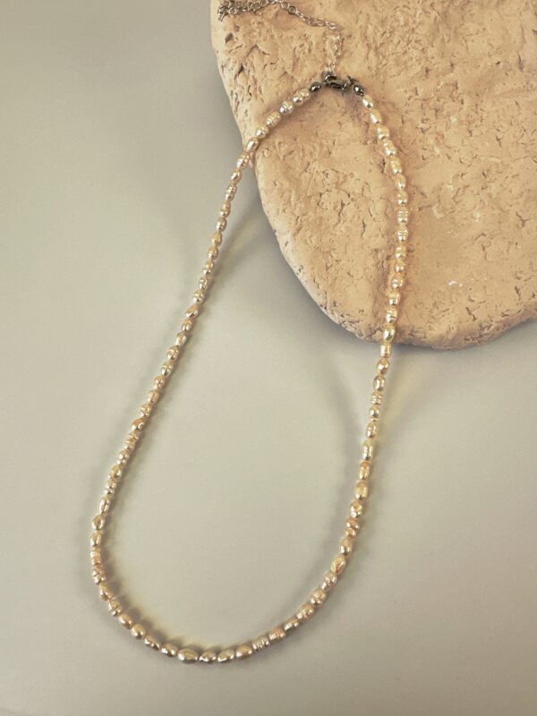 Gerçek Tatlı Su İncili Erkek İnci Kolye