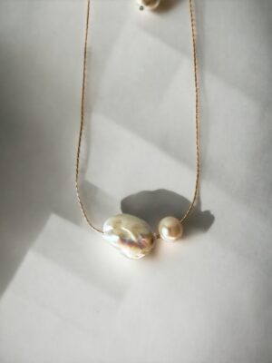 Barok İnci Detaylı Vip Kolye