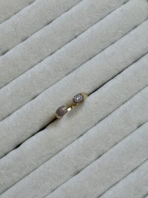 275bd67b599be9e78103790681a84cd3.jpg Zirkon Taşlı Gold ve Gümüş Karışım Ayarlanabilir Kadın Yüzük