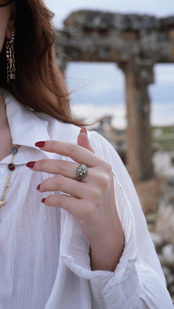 Antik İşçilik Görünümlü Yüzük | Günlük & Özel Gün Kullanım